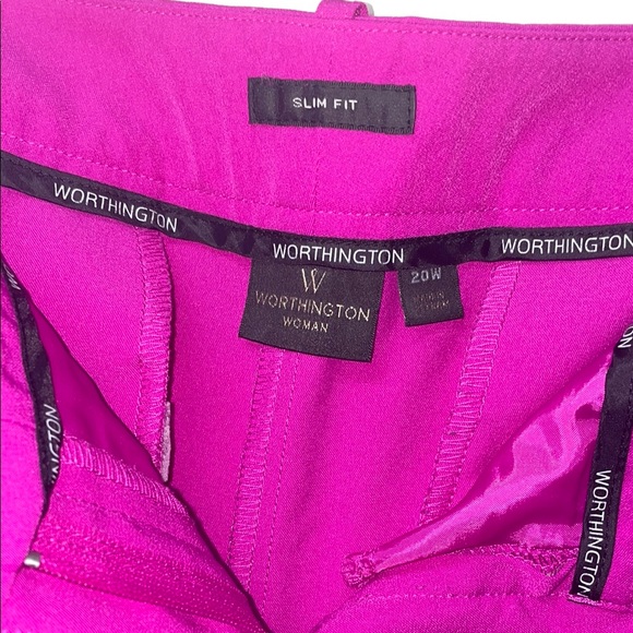 Vibrant Purple/Fucshia Slim Fit Ankle Length Pants - Picture 4 of 7